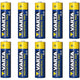 10 Varta Industrial 4006 R-06 LR6 AA 1.5V alkaline batteries