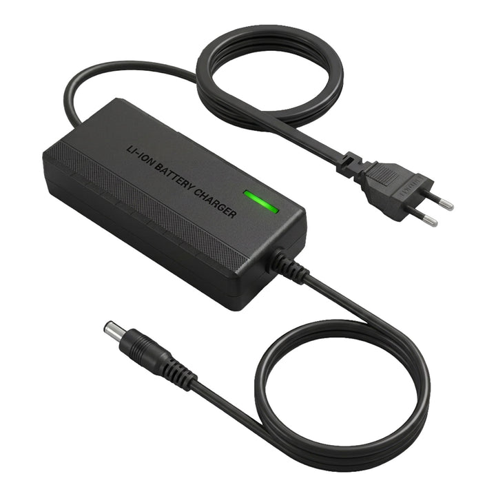 Maclean Energy Universal Charger/Power Supply for Scooters, 54.6V DC, 2A, Max 110W, Fast Charging, 6 Plugs, MCE665