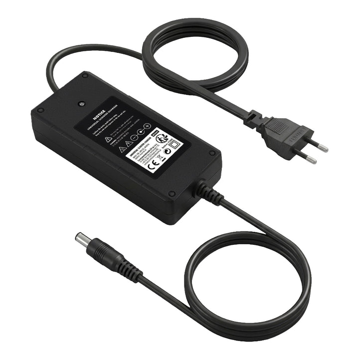 Maclean Energy Universal Charger/Power Supply for Scooters, 54.6V DC, 2A, Max 110W, Fast Charging, 6 Plugs, MCE665