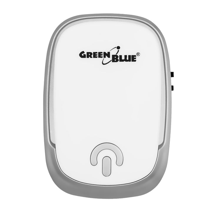 GreenBlue Wireless Doorbell, 38 melodies, 90 dB, white, range up to 200 m, GB404 W
