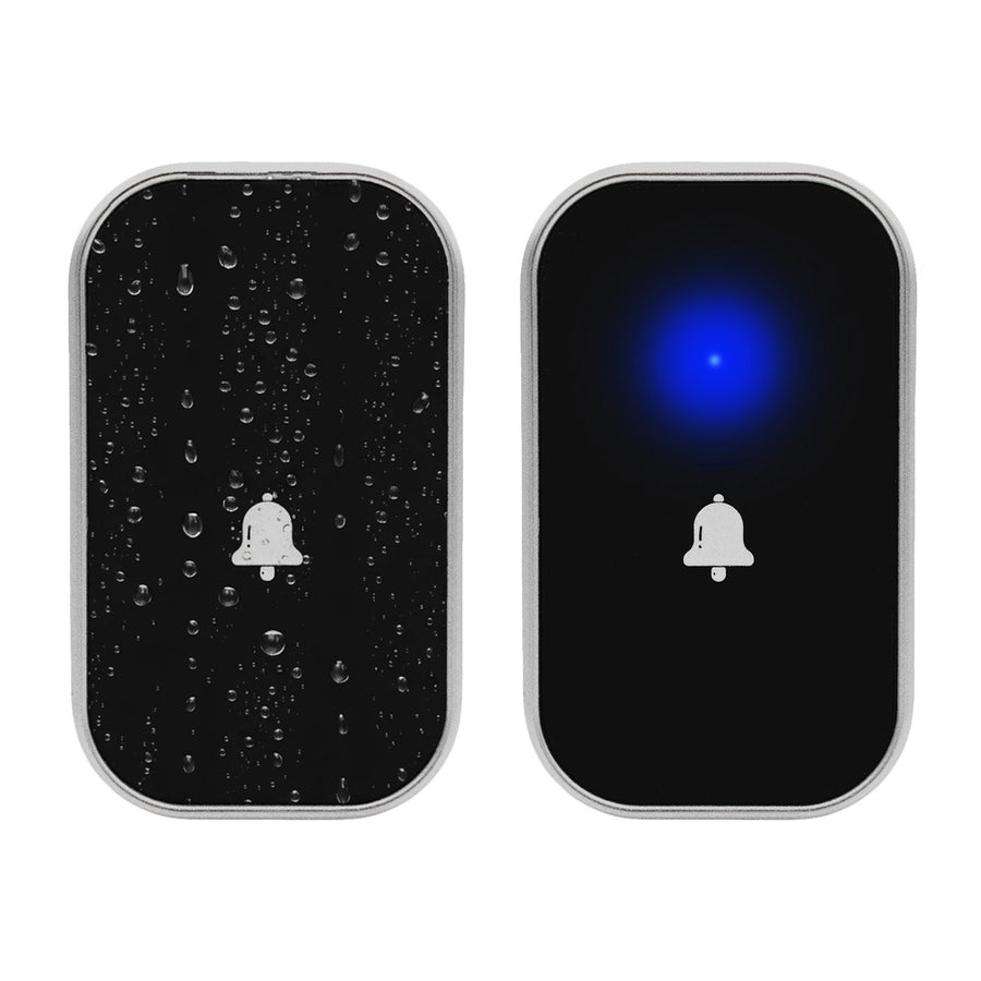 GreenBlue Wireless Doorbell, 38 melodies, 90 dB, black, range up to 200 m, GB404 B