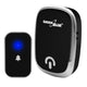 GreenBlue Wireless Doorbell, 38 melodies, 90 dB, black, range up to 200 m, GB404 B