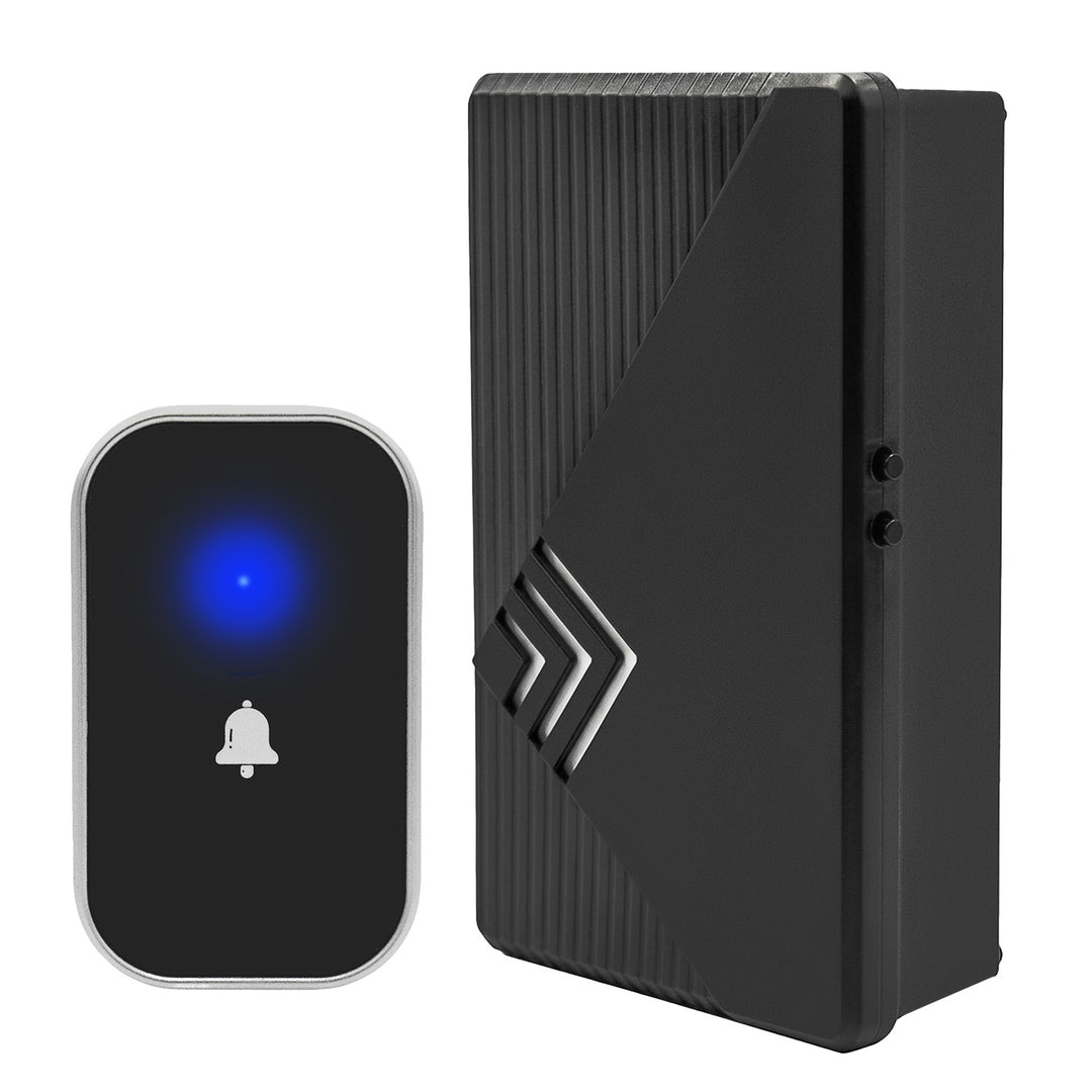 GreenBlue Wireless Doorbell, 38 melodies, 90 dB, black, range up to 200 m, GB237 B
