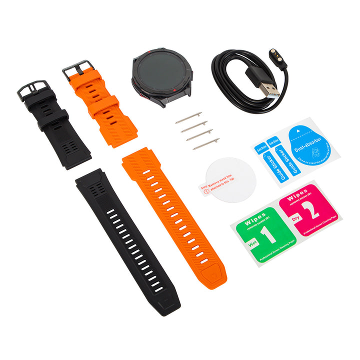 BLOW X14 Pro Smartwatch, 1.43" AMOLED Display, 490mAh Battery, GPS, 4GB RAM and 256MB Storage, Health Features, 2 Strap Colors, 89-016#