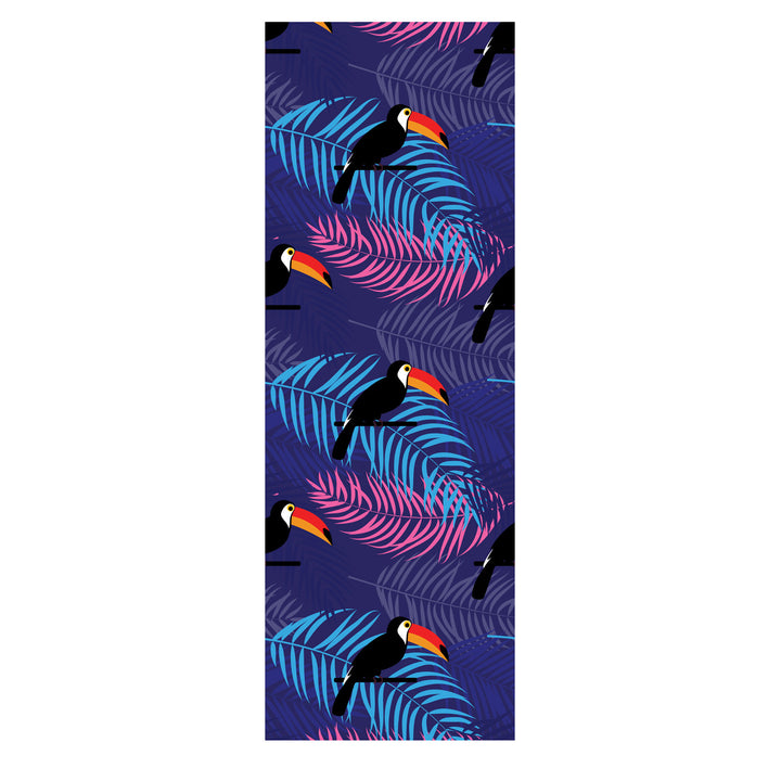 GreenBlue GB183 Classic Beech Deck Chair with Toucan Print, 2 pieces