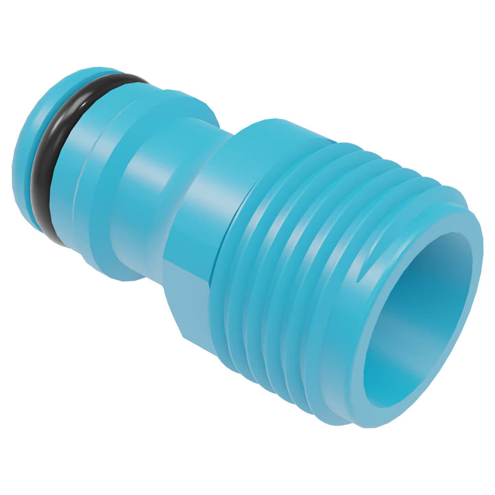Economic 1/2" 50m Garden Hose + Stand, 3/4" Female Threaded Connector, 1/2" male threaded connector, 1/2" straight and stop quick-connect coupler + Cellfast Mix Ideal 8-function spray gun