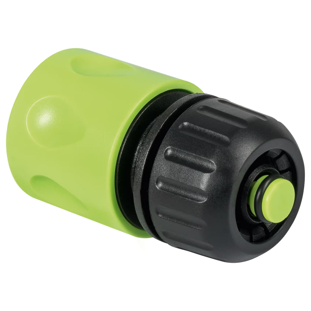 Economic 1/2" 50m Garden Hose + Cart, 3/4" Female Threaded Connector, 1/2" male threaded connector, 1/2" straight-through quick-connect and stop valve + Cellfast Mix Ideal 8-function spray gun
