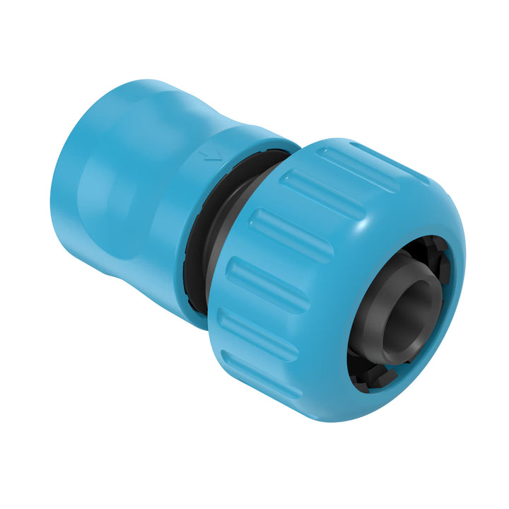 Cellfast Economic 3/4" 50m Garden Hose + Brass Quick-Connect Fitting and 3/4" Through-Fitting + 3/4" Female Threaded Connector + Rotating Sprinkler + Pistol-Style Sprinkler