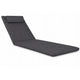 Madera Deck Chair Cushion, dark gray, S-500 fabric, size 190x55 cm, secured with an elastic strap, waterproof, Madera S-49