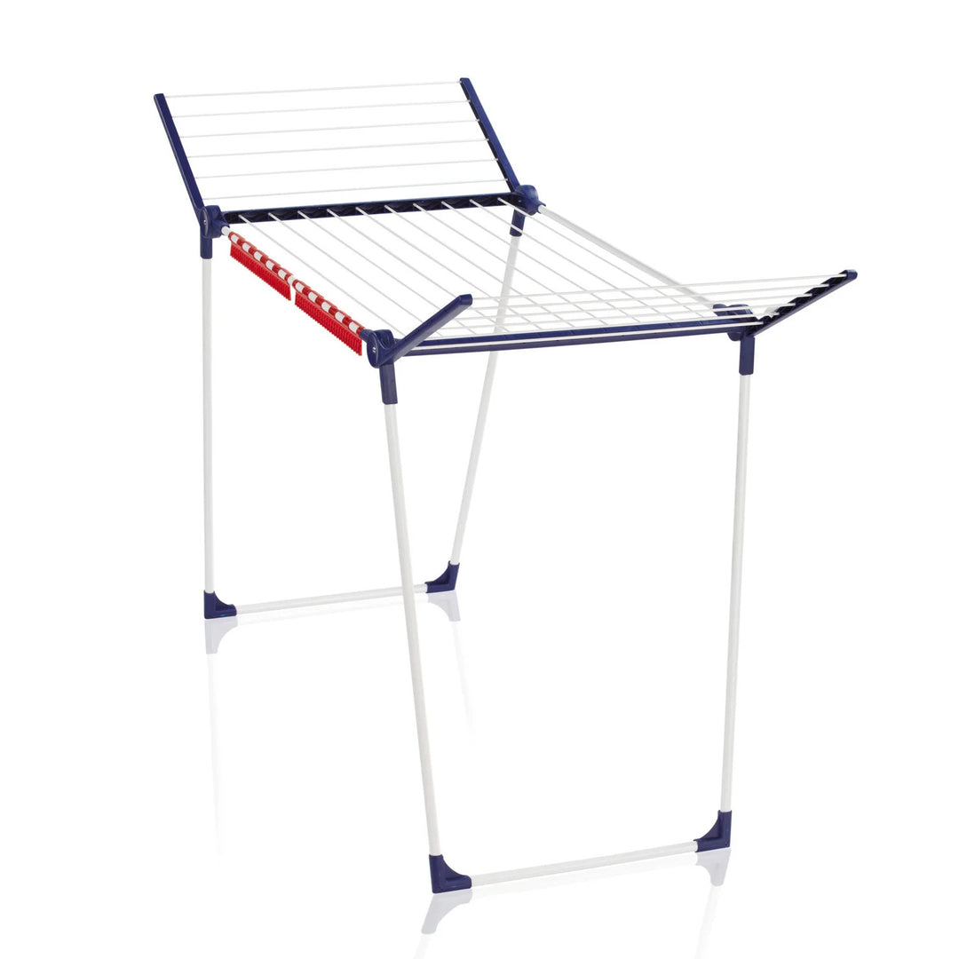 Leifheit Pegasus 180 Solid Clothes Dryer, 18 m of lines, sturdy parallel legs, weather-resistant, 2 laundry hooks, 81514