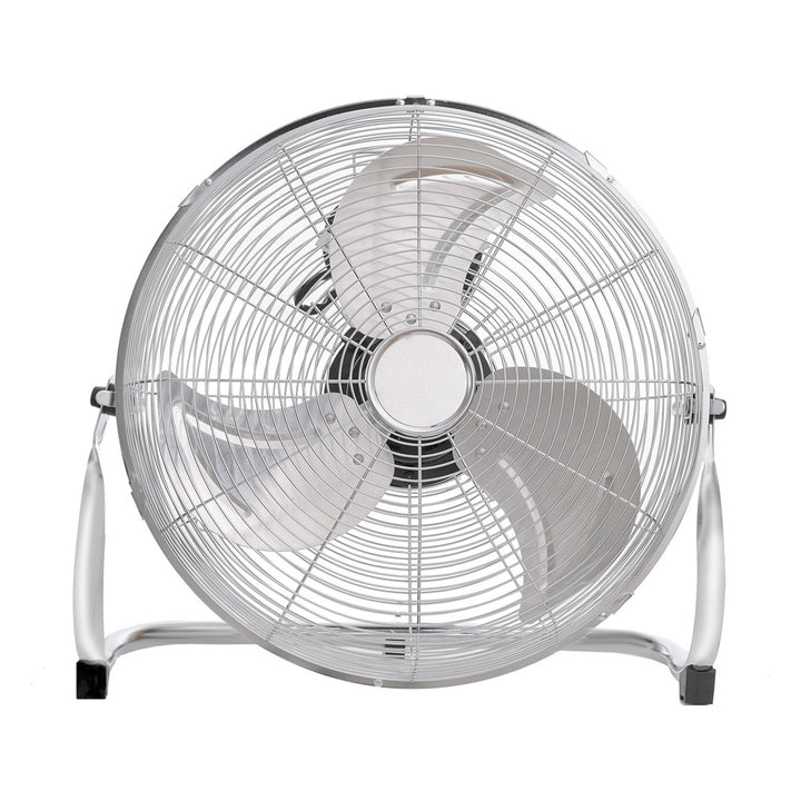 HanksAir floor fan, 80W, 3 speed settings, made of chrome-plated steel, 40 cm diameter, 1.5 m cord length, W021