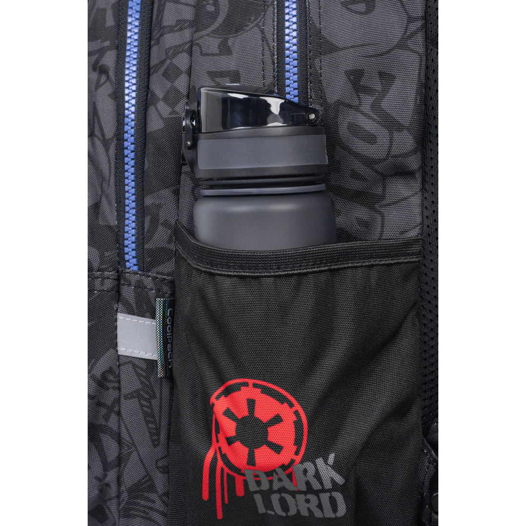 Star Wars Coolpack School Set, Jerry 3-compartment backpack (15") with contoured back and adjustable shoulder straps, and Jumper 3 pencil case with accessories