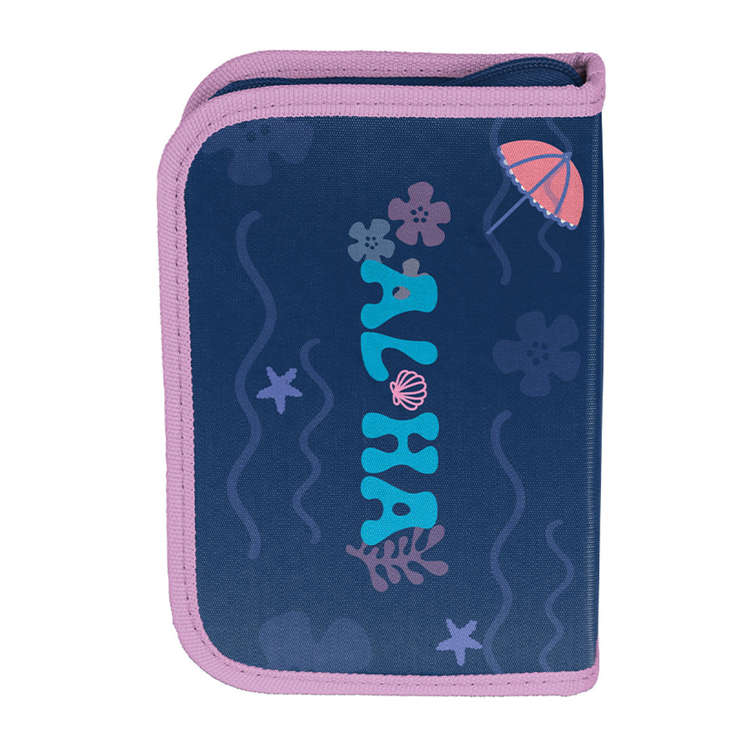Stitch Paso School Set, Backpack with two compartments, reflective elements, and a padded back panel; pencil case (empty) with pencil holders; shoe bag that can be worn on the back, DS26XX