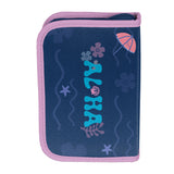 Stitch Paso School Set, Backpack with two compartments, reflective elements, and a padded back panel; pencil case (empty) with pencil holders; shoe bag that can be worn on the back, DS26XX