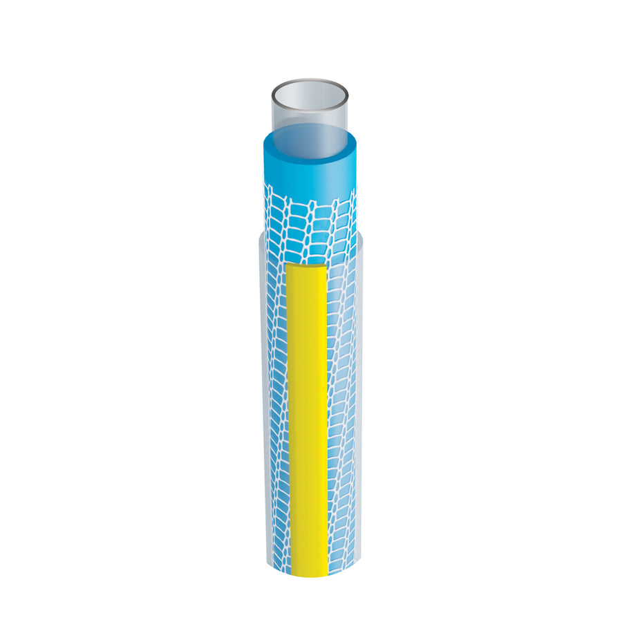 Vartco Professional 1" 30m 4-layer Garden Hose, TFS System