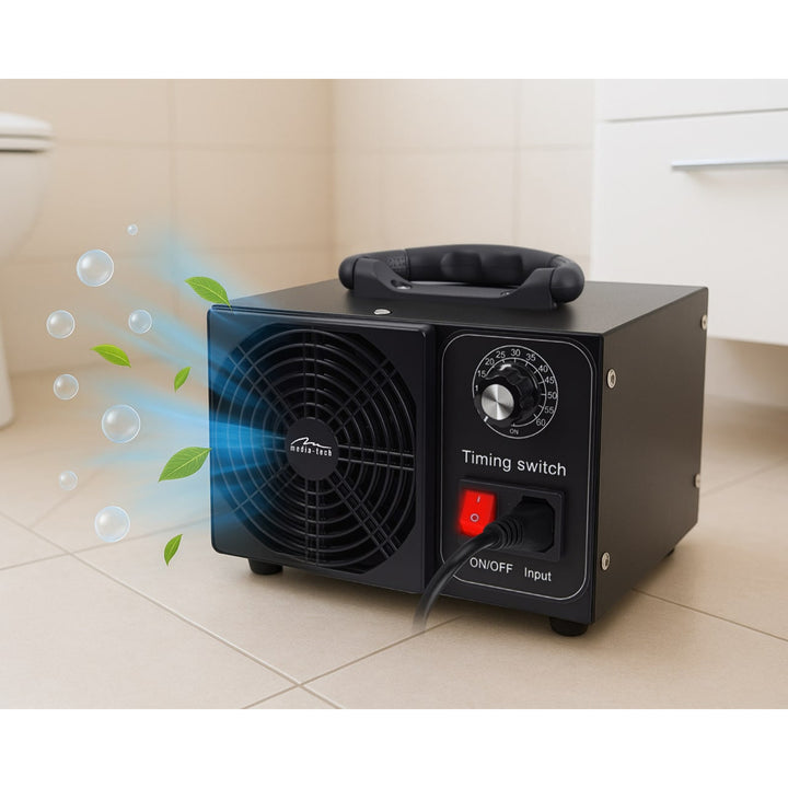 Professional ozone generator for disinfection and air purification, Mediatech, Ozone output: 60,000 mg/h, TIMER, Power: 140W, metal housing