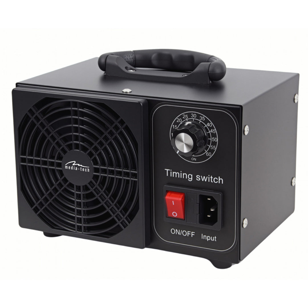 Professional ozone generator for disinfection and air purification, Mediatech, Ozone output: 60,000 mg/h, TIMER, Power: 140W, metal housing