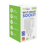 GreenBlue Remote-Controlled WiFi Outlet, Android/iOS/Alexa/Google Home, Timer, Watt Meter, Max 16A/3840W, GB735 W, 2-Pack