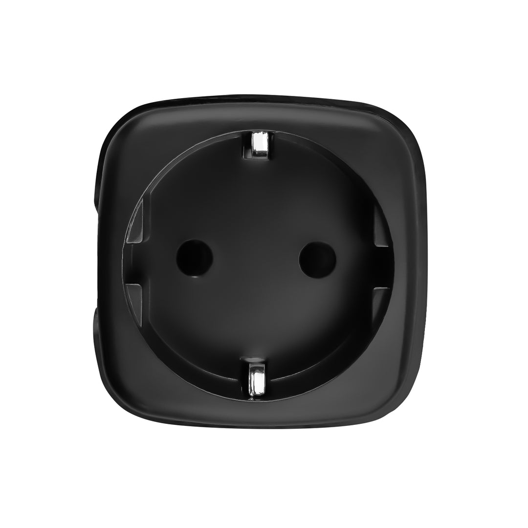 GreenBlue Remote-Controlled WiFi Outlet, Android/iOS/Alexa/Google Home, Timer, Watt Meter, Max 16A/3840W, GB735 B, 2 pieces