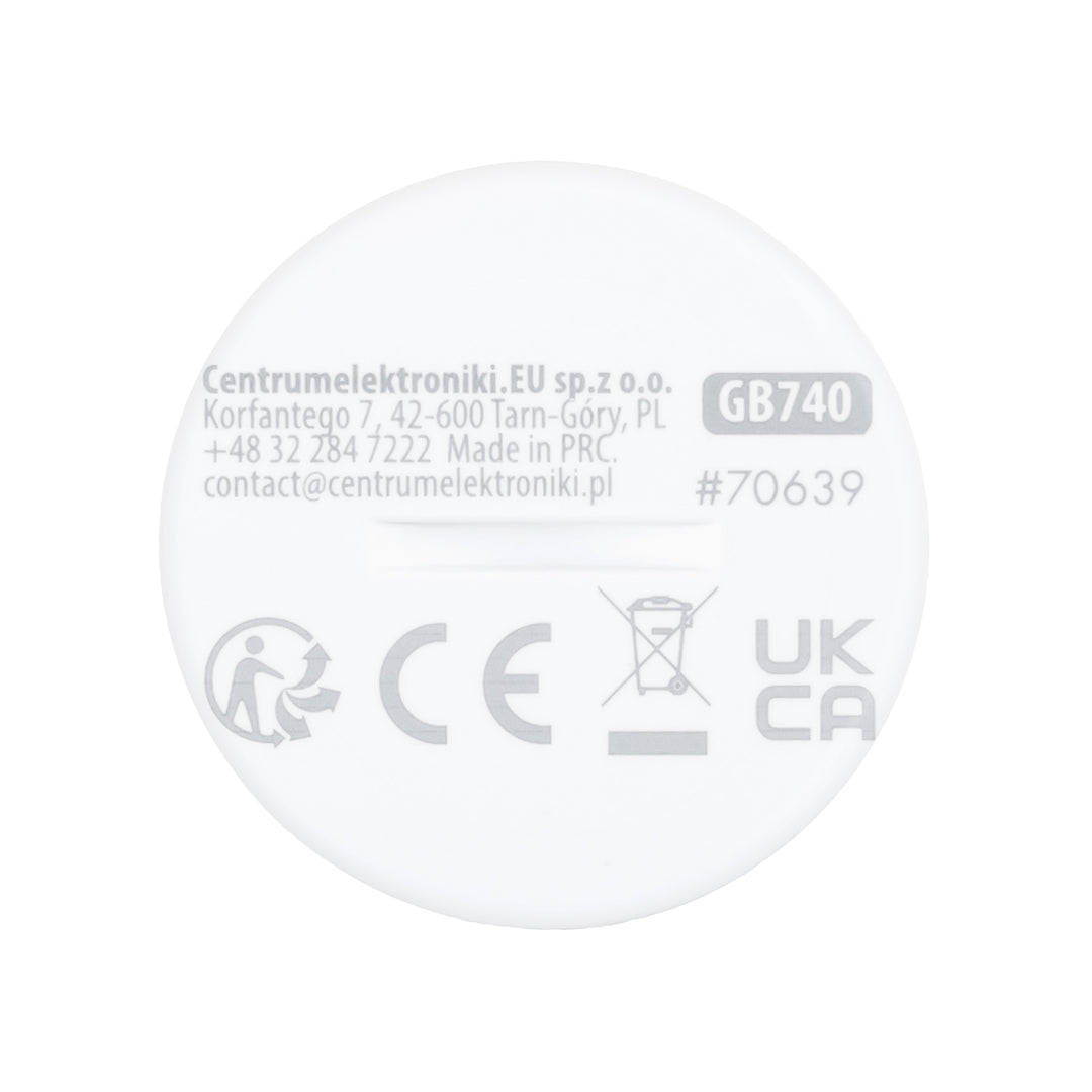 Tuya GreenBlue Wireless Zigbee Motion Sensor, Android/iOS, CR2450 DC 3.0V, 120° detection angle / up to 8 m, GB740, 2 pieces