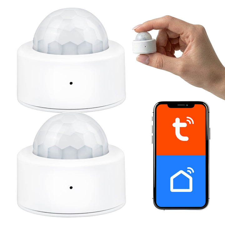 Tuya GreenBlue Wireless Zigbee Motion Sensor, Android/iOS, CR2450 DC 3.0V, 120° detection angle / up to 8 m, GB740, 2 pieces
