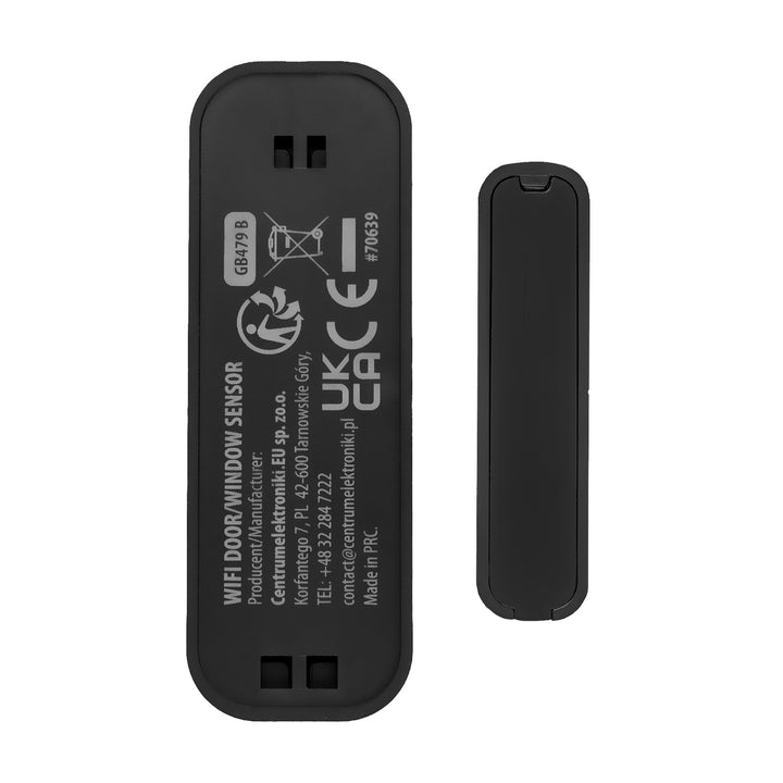 GreenBlue Wireless Reed Switch / WiFi Door/Window Sensor, Android/iOS, 3.0V DC, LR03x2, GB479 B, 2 sets