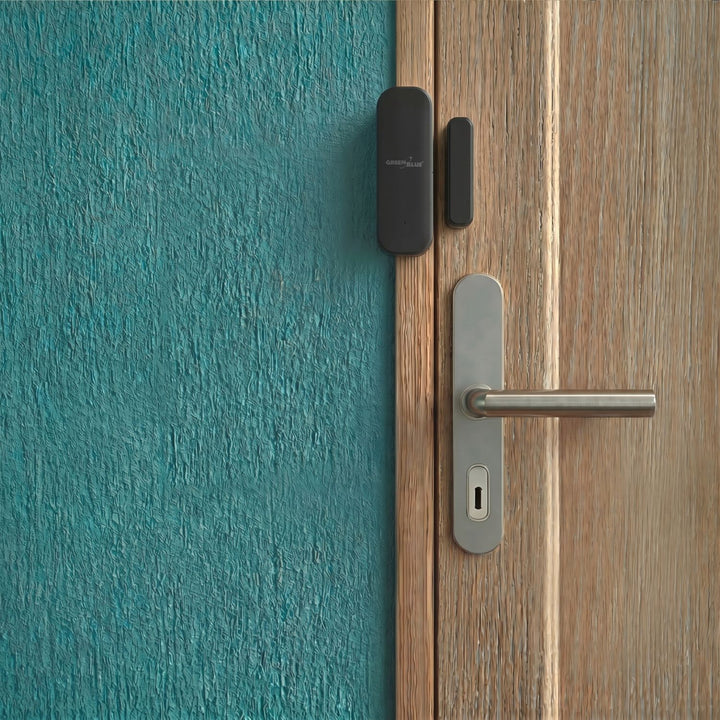 GreenBlue Wireless Reed Switch / WiFi Door/Window Sensor, Android/iOS, 3.0V DC, LR03x2, GB479 B, 2 sets