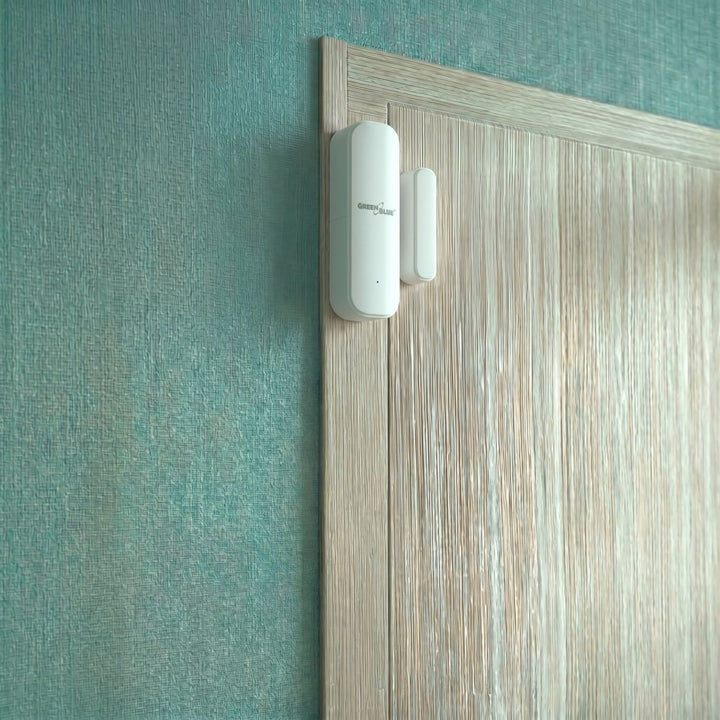 GreenBlue Wireless Reed Switch / WiFi Door/Window Sensor, Android/iOS, 3.0V DC, LR03x2, GB479 W, 2 sets