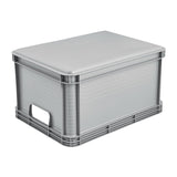 Robert Keeeper Carrying Container, 20L capacity, gray, food-safe, lightweight and durable, load capacity up to 30kg, 3 pieces