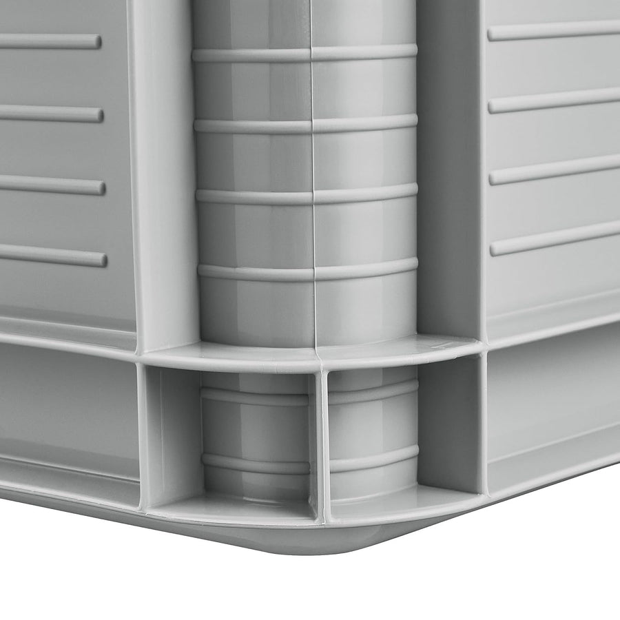 Robert Keeeper Carrying Container, 20L capacity, gray, food-safe, lightweight and durable, load capacity up to 30kg, 3 pieces