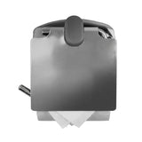 Toilet paper holder with a chrome-plated clip/cover, ABJ