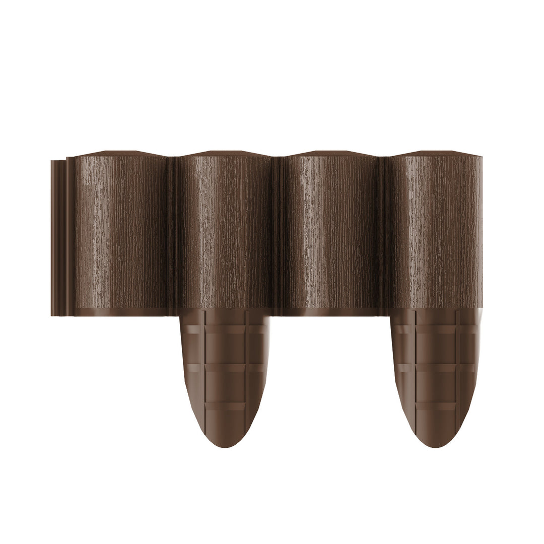 Cellfast Garden Fence, wood-grain finish, frost-resistant, 14.4 m long, brown, 34-031