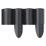 Cellfast Garden Fence, wood-grain texture, frost-resistant, 14.4 m long, anthracite color, 34-032