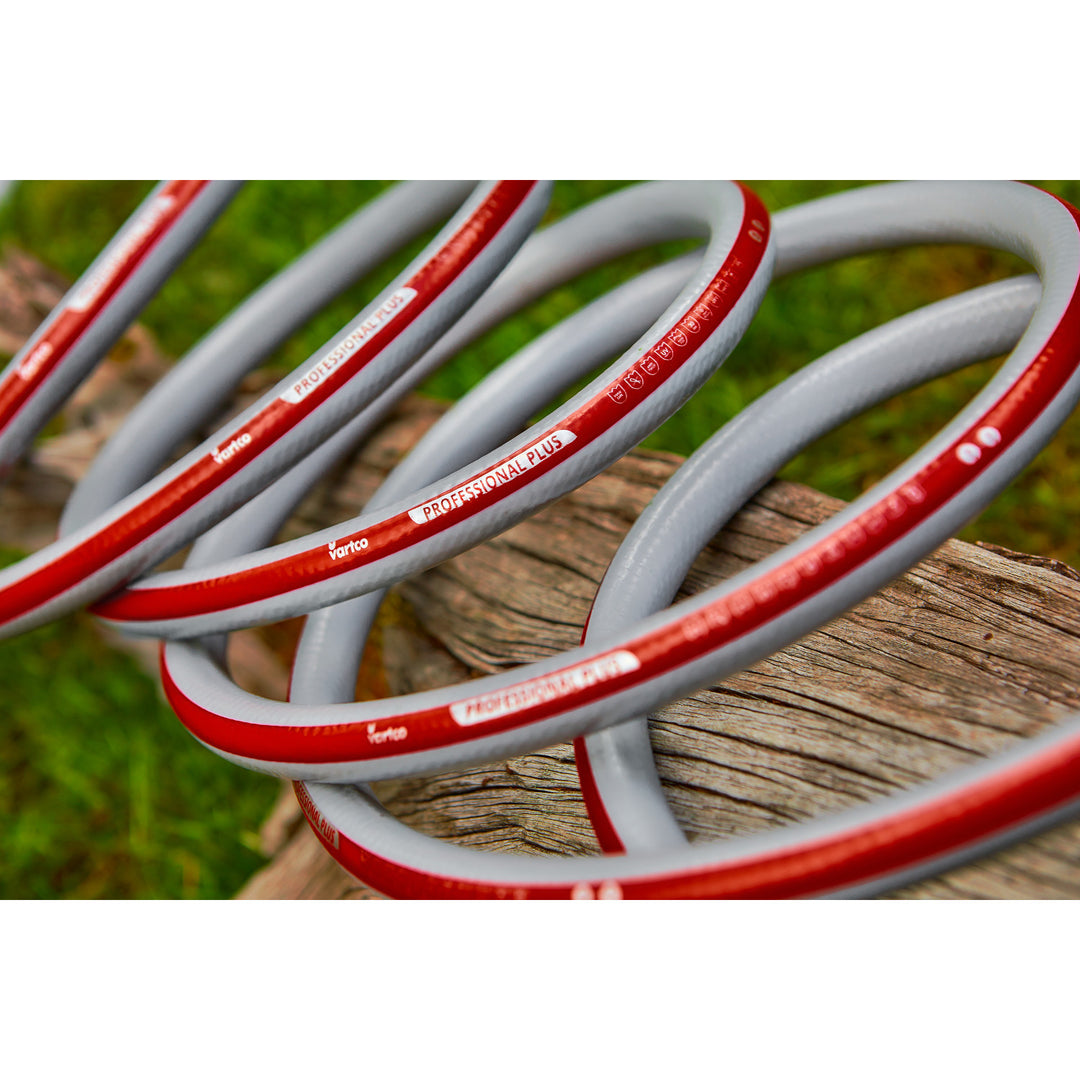 1/2" 45m Garden Hose Cart + Vartco Professional Plus 1/2" 20m Garden Hose by Agaplast
