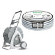 Garden Hose Cart + Vartco Silver 1/2" 30m Garden Hose by Agaplast