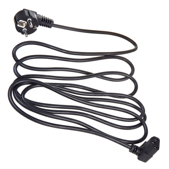 Maclean Power Cable, Angled, 3-pin, EU Plug, 3 m, MCTV-854, 3 pieces