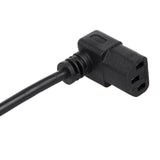 Maclean Power Cable, Angled, 3-pin, EU Plug, 3 m, MCTV-854, 3 pieces