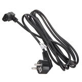 Maclean Power Cable, Angled, 3-Pin, EU Plug, 1.5 m, MCTV-851, 3 pieces