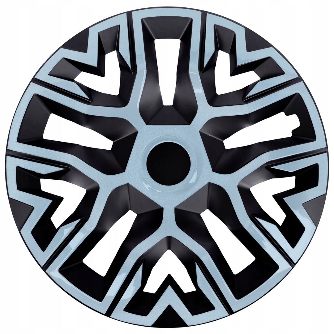 NRM The Best 14'' Universal Hubcap, Bicolor (Azure/Black), 1 piece