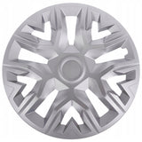 NRM The Best 16'' Universal Wheel Cover, Silver, 1 piece
