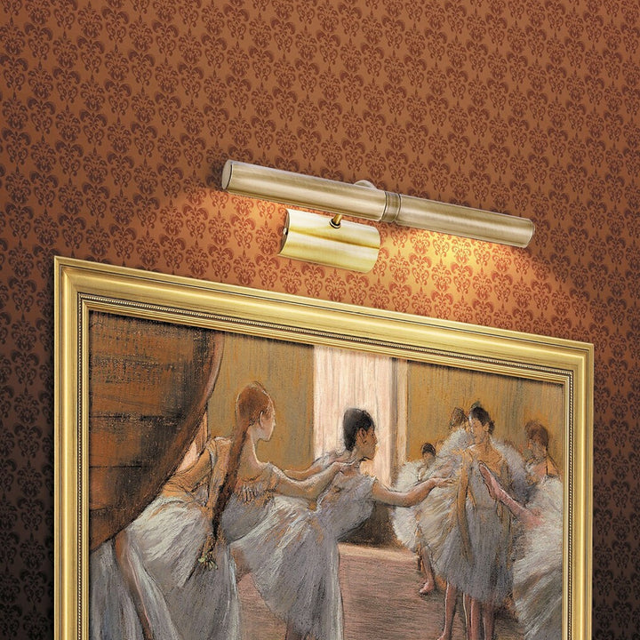 Rabalux Wall Sconce, for illuminating paintings and photos, 2xE14, brown, Picture Light, 2 pieces