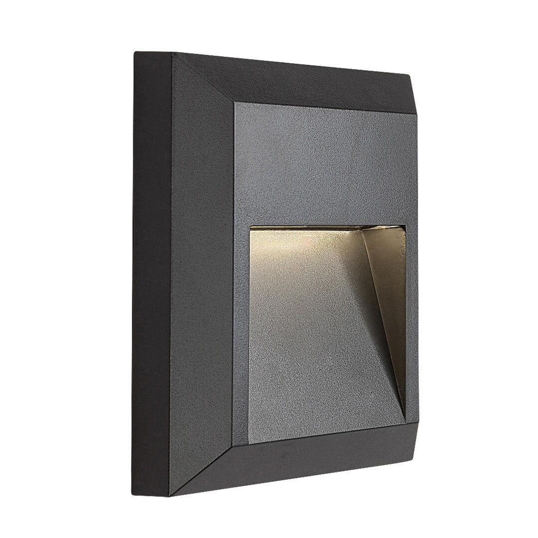 Rabalux Wall Sconce, Outdoor, 4W LED, Anthracite, Trento, 2 pieces