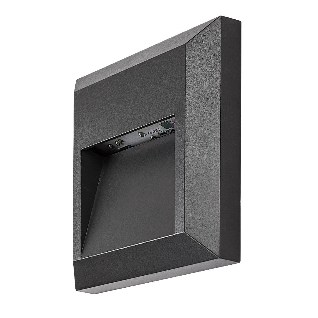 Rabalux Wall Sconce, Outdoor, 4W LED, Anthracite, Trento, 4 pieces