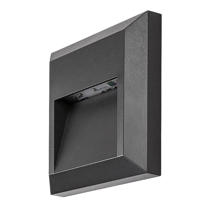 Rabalux Wall Sconce, Outdoor, 4W LED, Anthracite, Trento, 4 pieces