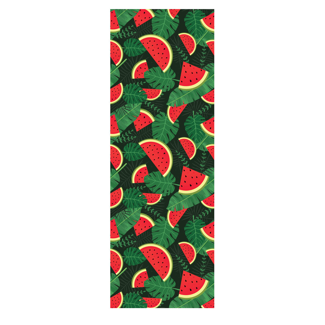 GreenBlue GB183 Classic Beech Wood Deck Chair with Watermelon Print, 4 pieces