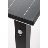 Rabalux Outdoor Solar Floor Lamp, 4W LED, IP44, Black, Geleen, 2 pieces