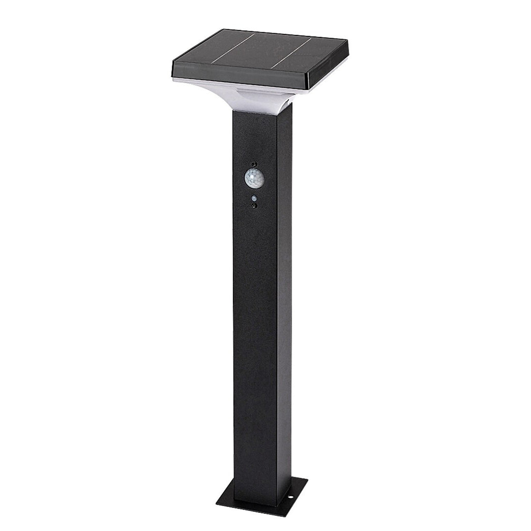 Rabalux Outdoor Solar Floor Lamp, 4W LED, IP44, Black, Geleen, 4 pieces