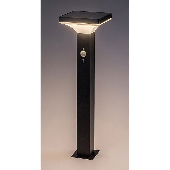 Rabalux Outdoor Solar Floor Lamp, 4W LED, IP44, Black, Geleen, 4 pieces