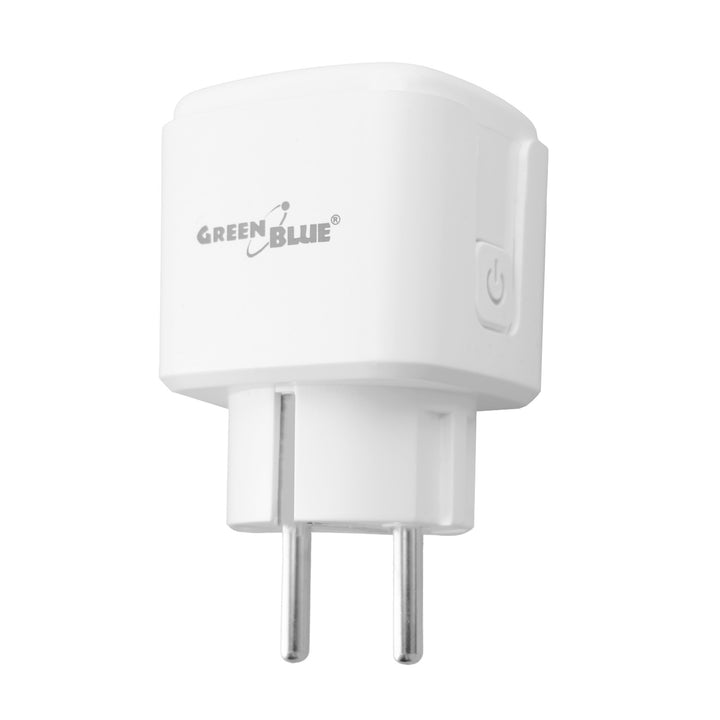GreenBlue Remote-Controlled WiFi Outlet, Android/iOS/Alexa/Google Home, Timer, Watt Meter, Max 16A/3840W, GB735 W, 3-Pack