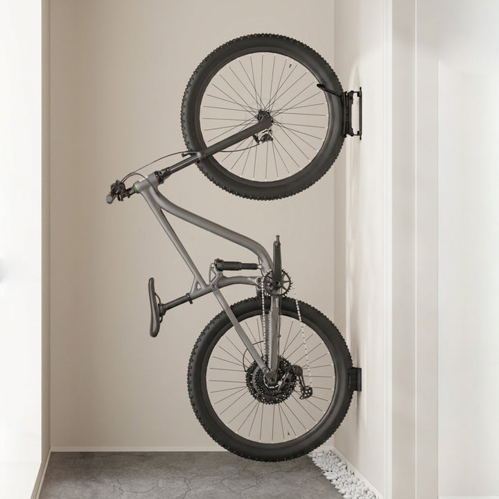 Maclean Wall-Mounted Bike Rack/Hanger, max. load 35 kg, adjustable tilt angle, steel, MC-171, 3 pieces